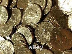 1000 Circulated Kennedy Half Dollars ($500 Face) Random Dates & Mint Marks