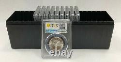 10 1976 S Kennedy Silver Half Dollar PCGS MS67 10 Coin Set