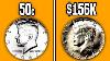 156 000 00 Kennedy Half Dollar 1964 Coin