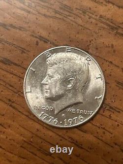 1776-1976 50C Kennedy Half Dollar D