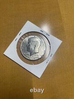 1776 1976 Bicentennial Kennedy Half Dollar 50 cent piece Coin MISSING STARS