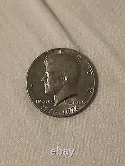 1776-1976 Bicentennial Kennedy Half Dollar Coin NO MINT MARK Rare ERROR