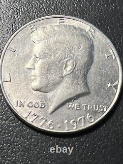 1776-1976 Bicentennial Kennedy Half Dollar No Mint Mark