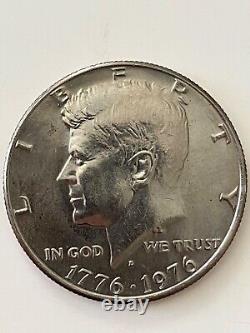 1776 1976 D 50C Bicentennial Kennedy Half Dollar ERROR Coin RARE