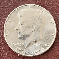 1776-1976-D Bicentennial-Kennedy Half Dollar-Major Double Die Mint Error WOW