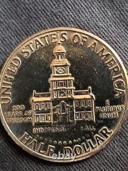 1776-1976 D Bicentennial Kennedy Half Dollar With Error On Independence