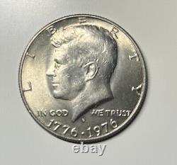 1776-1976 D Kennedy Bicentennial Half Dollar