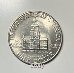 1776-1976 D Kennedy Bicentennial Half Dollar