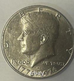 1776-1976-D Kennedy Bicentennial Half Dollar Independence Hall Collectors Coin