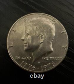 1776-1976-D kennedy bicentennial half dollar