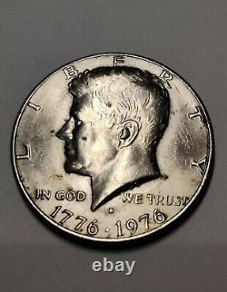 1776-1976 John F Kennedy Bicentennial'D' Half Dollar