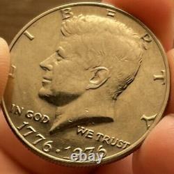 1776-1976- Kennedy Bicentennial Clad Half Dollar 50 Cent Coin