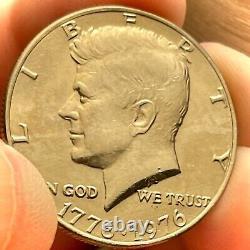 1776-1976- Kennedy Bicentennial Half Dollar 50 Cent Coin