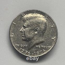 1776-1976 kennedy half dollar coin