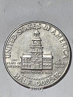 1776 to 1976 bicentennial kennedy half dollar filled D