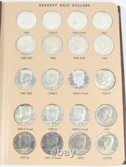 1964-2012 P/D/S Kennedy Half Dollar Set Dansco Album 160 Coins 50C Proof and SMS