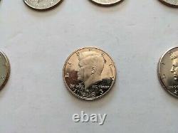 1964 2021 Kennedy Half Dollar Set 56 Year Collection