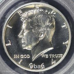 1964 50c Proof Kennedy Silver Half Dollar PCGS PR 68 Accented Hair PF