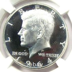 1964 Accented Hair Proof Kennedy Half Dollar 50C NGC PR68 Cameo $1,850 Value