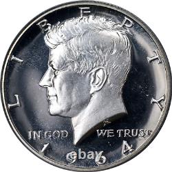 1964 Accented Hair Silver Kennedy Half Dollar PCGS PR68