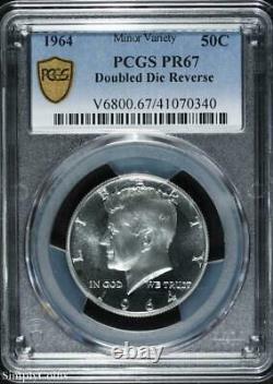 1964 DDR Kennedy Silver Half Dollar PCGS PR67 GOLD SHIELD PROOF X2-0340