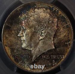 1964 D Kennedy Half Dollar PCGS MS66 Toned with video FREE SHIPPING