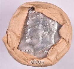1964-D Kennedy Silver Half Dollar Roll Federal Reserve Bank Of Cleveland