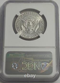 1964 D/d Ngc Ms65 Fs-503 Double Die Kennedy Half Dollar 50c Signed Label