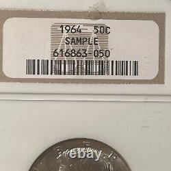 1964 KENNEDY Half Dollar 50c SILVER PROOF NGC Graded SAMPLE #616863-050