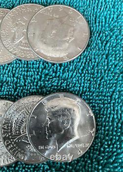 1964 Kennedy 1/2 dollar Roll 20 coins 90% Silver BU