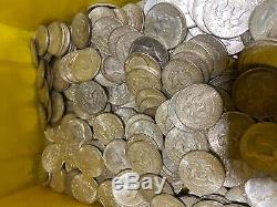 1964 Kennedy Half Dollar $10 Face 90% Silver Roll 20 Coin Bulk Lot Collection