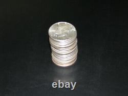 1964 Kennedy Half Dollar 90% Silver 20 US Coins