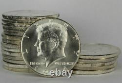 1964 Kennedy Half Dollar Bu Unc Roll Of 20