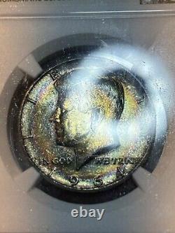 1964 Kennedy Half Dollar NGC MS64? Star Rainbow Monster Lusterbomb PQ