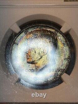 1964 Kennedy Half Dollar NGC MS64? Star Rainbow Monster Lusterbomb PQ