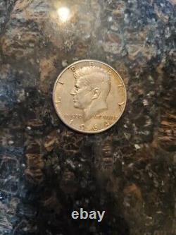 1964 Kennedy Half Dollar No Mint MARK