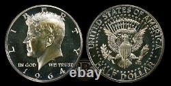 1964 Kennedy Half Dollar PCGS PR68 Accented Hair Variety