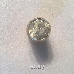 1964 Kennedy Half Dollars Brilliant Uncirculated Coins Roll Of 20 90% Silver