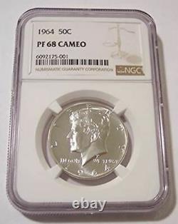 1964 Kennedy Silver Half Dollar Proof PF68 Cameo NGC