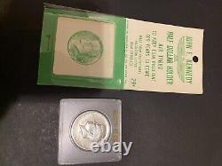 1964 PROOF-Accecented Hair- Kennedy Half Dollar in Vintage Holder RARE