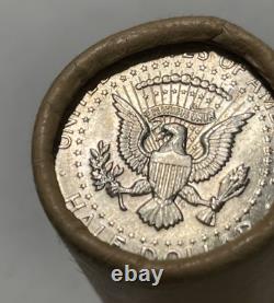 1964-P B of A Full Roll 40 Coins Uncirculated 90% Silver Kennedy Half Dollars
