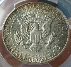 1964 P Kennedy Half Dollar PCGS Graded MS67 Toned (50C)