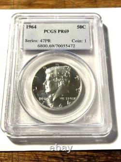 1964-P Kennedy Silver Half Dollar PCGS PR69 #18096