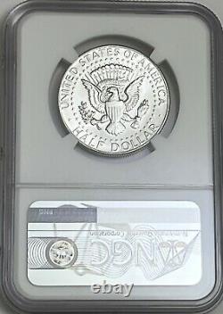 1964 P Ngc Ms67 90% Silver Kennedy Half Dollar Signature Jfk Coin White Label