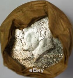 1964-P Roll of Kennedy Half Dollars 50c 90% Silver BU Original Bank Wrapped OBW