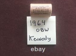 1964 Silver Kennedy Half Obw Roll Of 20