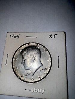 1964 kennedy half dollar Extra Fine No Mint Mark