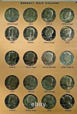 1964 thru 2012-P-D&S Proofs Kennedy Half Dollar Set of 160 Coins. All BU
