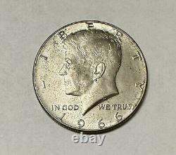 1966 Kennedy Half Dollar! Doubled Die Reverse! (DDR)