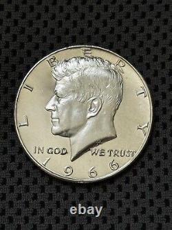 1966 Kennedy Half Dollar No Mint Mark High Grade 40% Silver